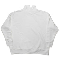 JUDITH Oversized Mockneck in White