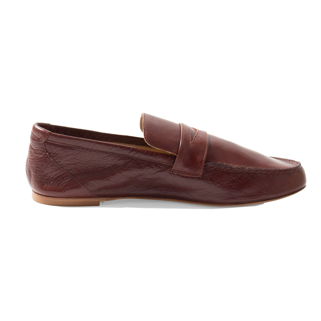 Jamie Haller The Penny Loafer in Bright Burgundy