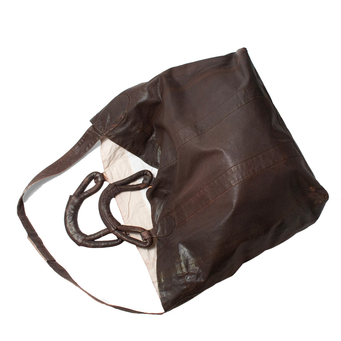 Jesse Kamm Big Bag in Brown Lacquer