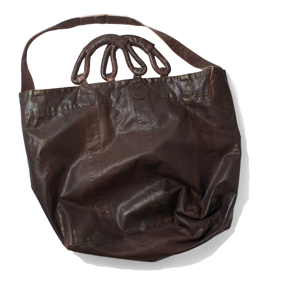 Jesse Kamm Big Bag in Brown Lacquer