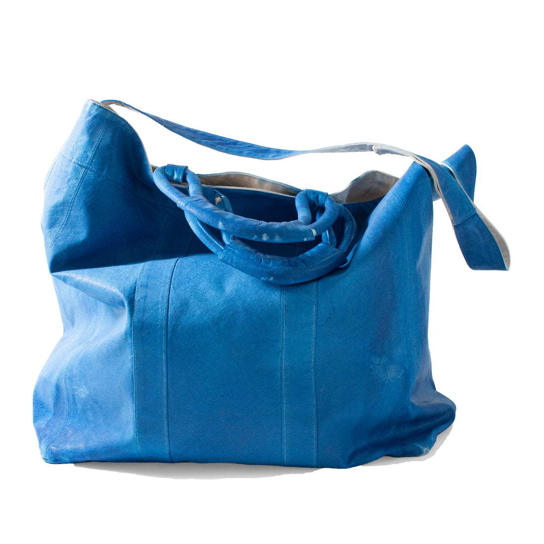 Jesse Kamm Big Bag in Electric Blue Lacquer