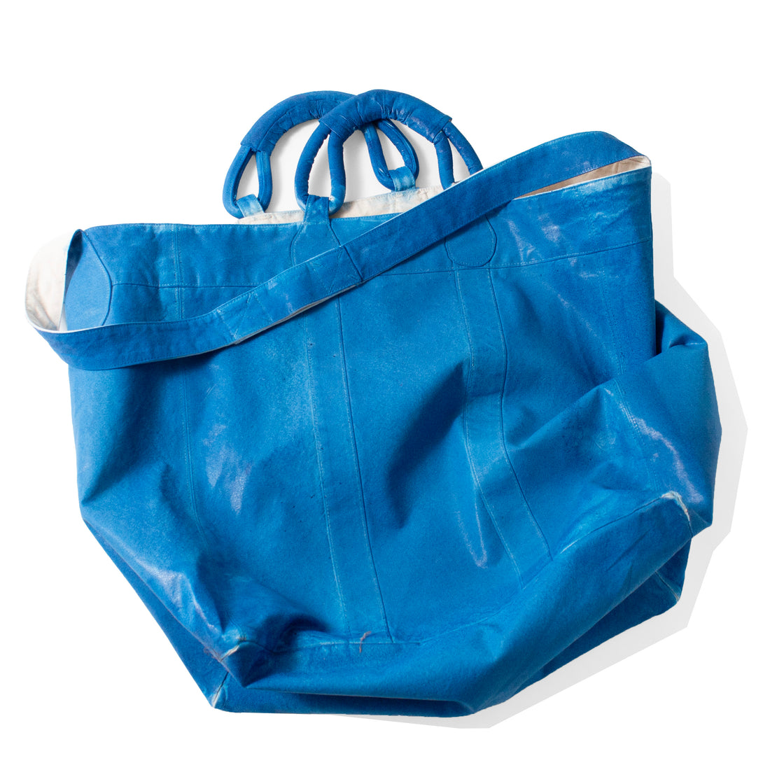 Jesse Kamm Big Bag in Electric Blue Lacquer