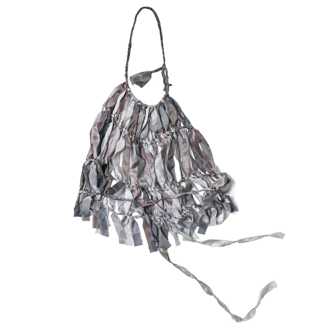 Kaarem Connect 1 Handknitted Silk Top in Atiso Brown