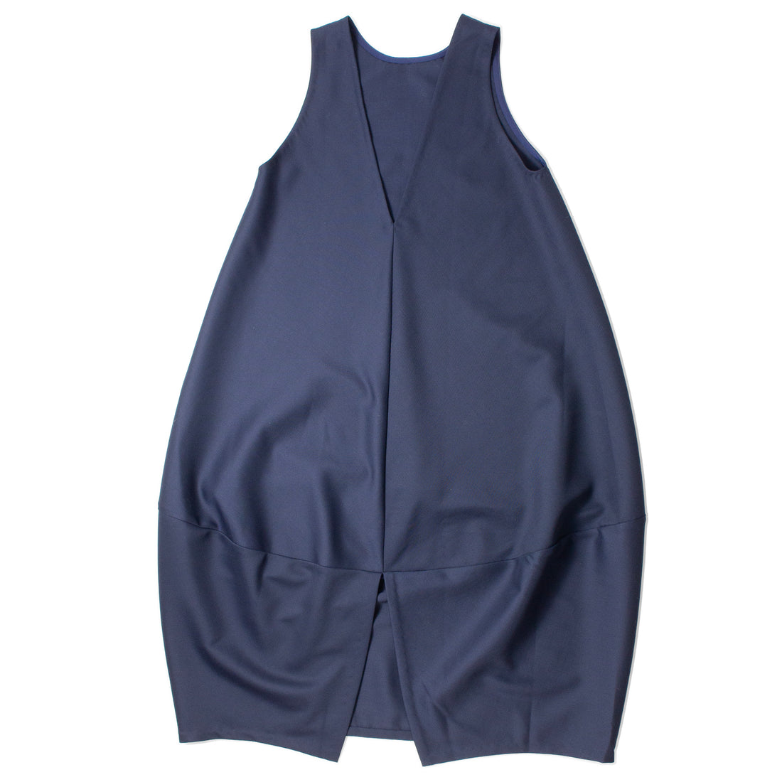 Kaarem Jar Sleeveless Back Dress in Dark Blue