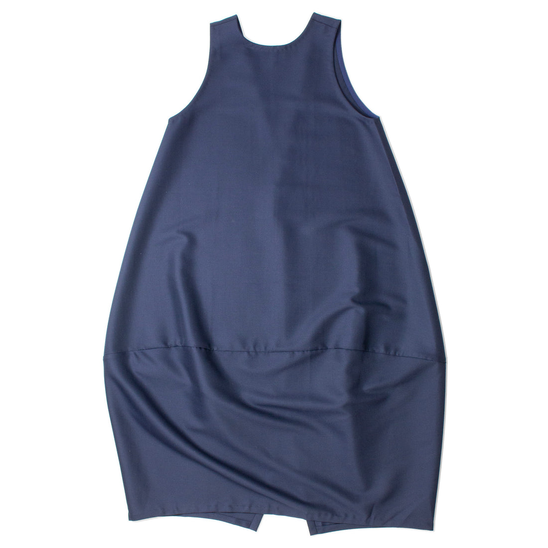Kaarem Jar Sleeveless Back Dress in Dark Blue