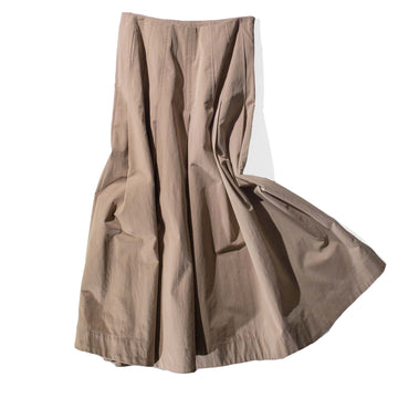 Kallmeyer Dakota Pleated Skirt in Tan
