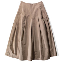 Kallmeyer Dakota Pleated Skirt in Tan