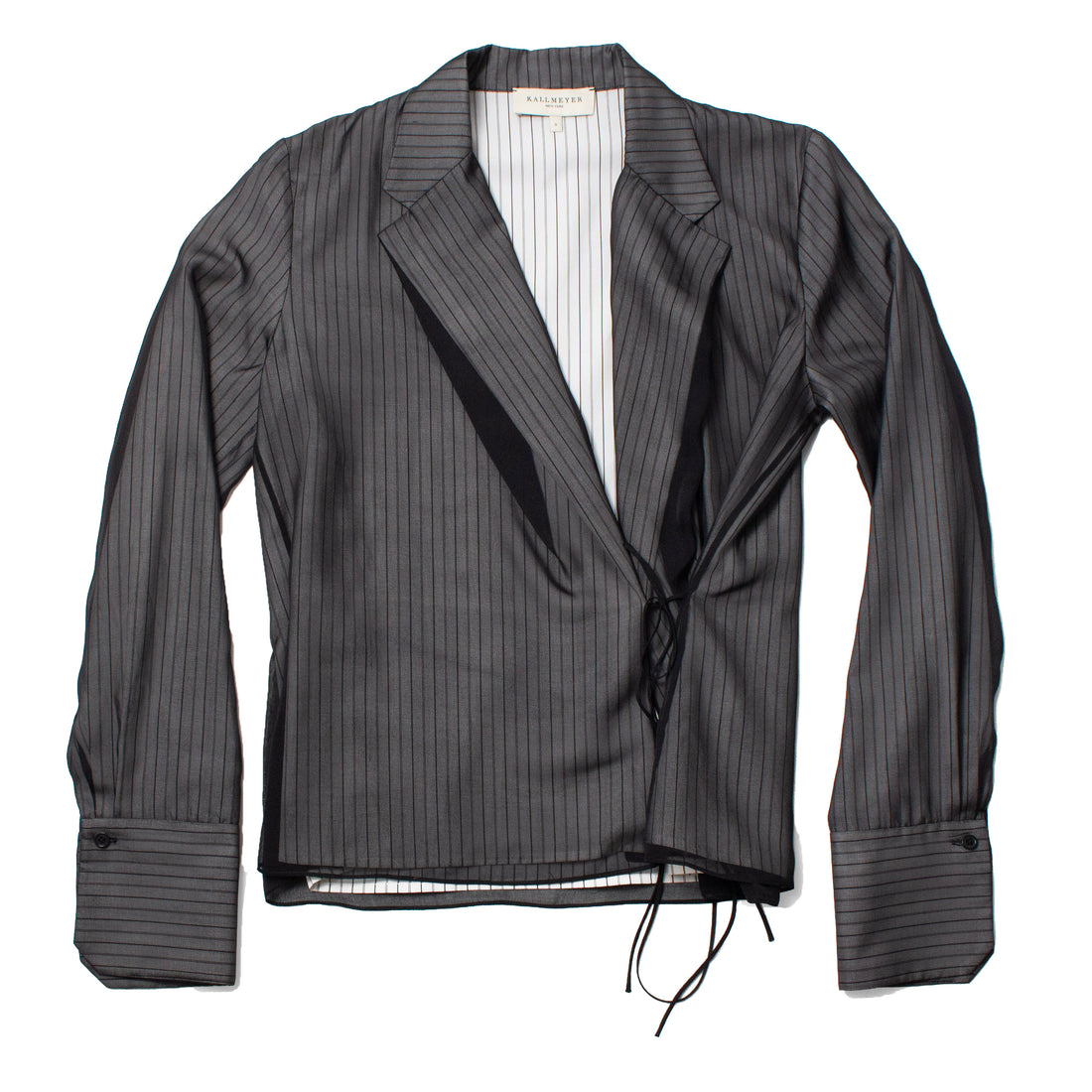Kallmeyer Jennie Evening Blouse in Black/White