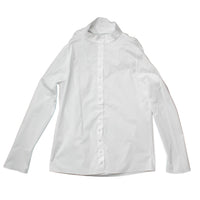 Kallmeyer Penelope Draped Blouse in White