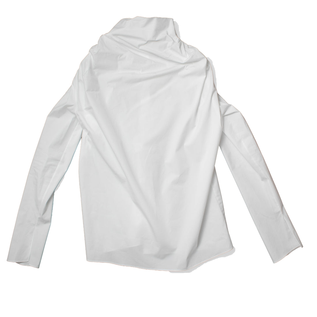 Kallmeyer Penelope Draped Blouse in White