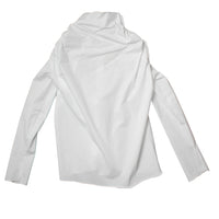 Kallmeyer Penelope Draped Blouse in White