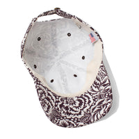 Kasmaria Cap in Liberty of London Brown and White Floral Canvas