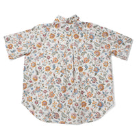 Kasmaria Classic Oversized Short Sleeve Shirt in Liberty of London Linen Cotton