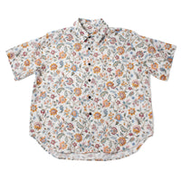 Kasmaria Classic Oversized Short Sleeve Shirt in Liberty of London Linen Cotton