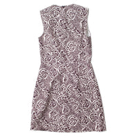 Kasmaria Mini Dress in Liberty of London Brown and White Floral Canvas