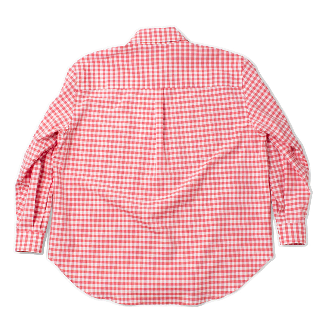 Kasmaria Oversized Big Pocket Shirt in Gingham Cotton Poplin