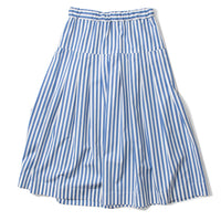 Kasmaria Pleated Skirt in Yarn Dye Stripe