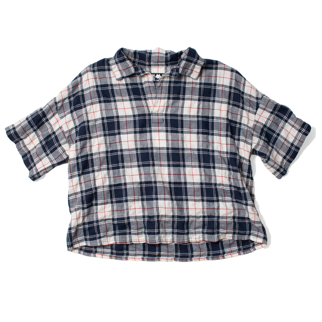 Labo.Art Flora Top in Panna Checks