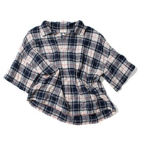 Labo.Art Flora Top in Panna Checks