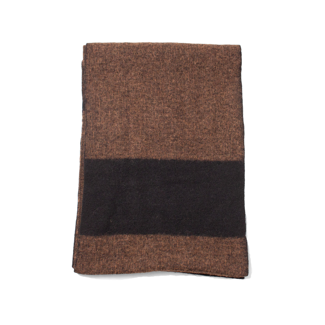 Lauren Manoogian Block Scarf in Rust Marl / Black