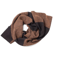 Lauren Manoogian Block Scarf in Rust Marl / Black