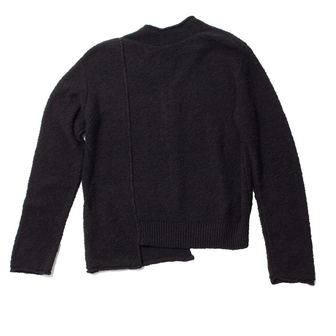 Lauren Manoogian Boucle V Neck in Black