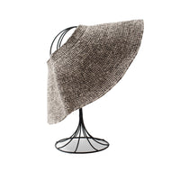 Lauren Manoogian Crochet Big Brim Hat in Rock Marl