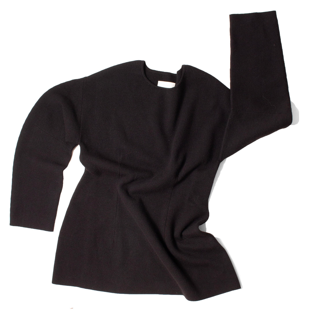 Lauren Manoogian Double Knit Form Tunic in Black