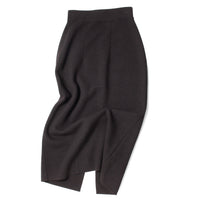 Lauren Manoogian Double Knit Hip Skirt in Black