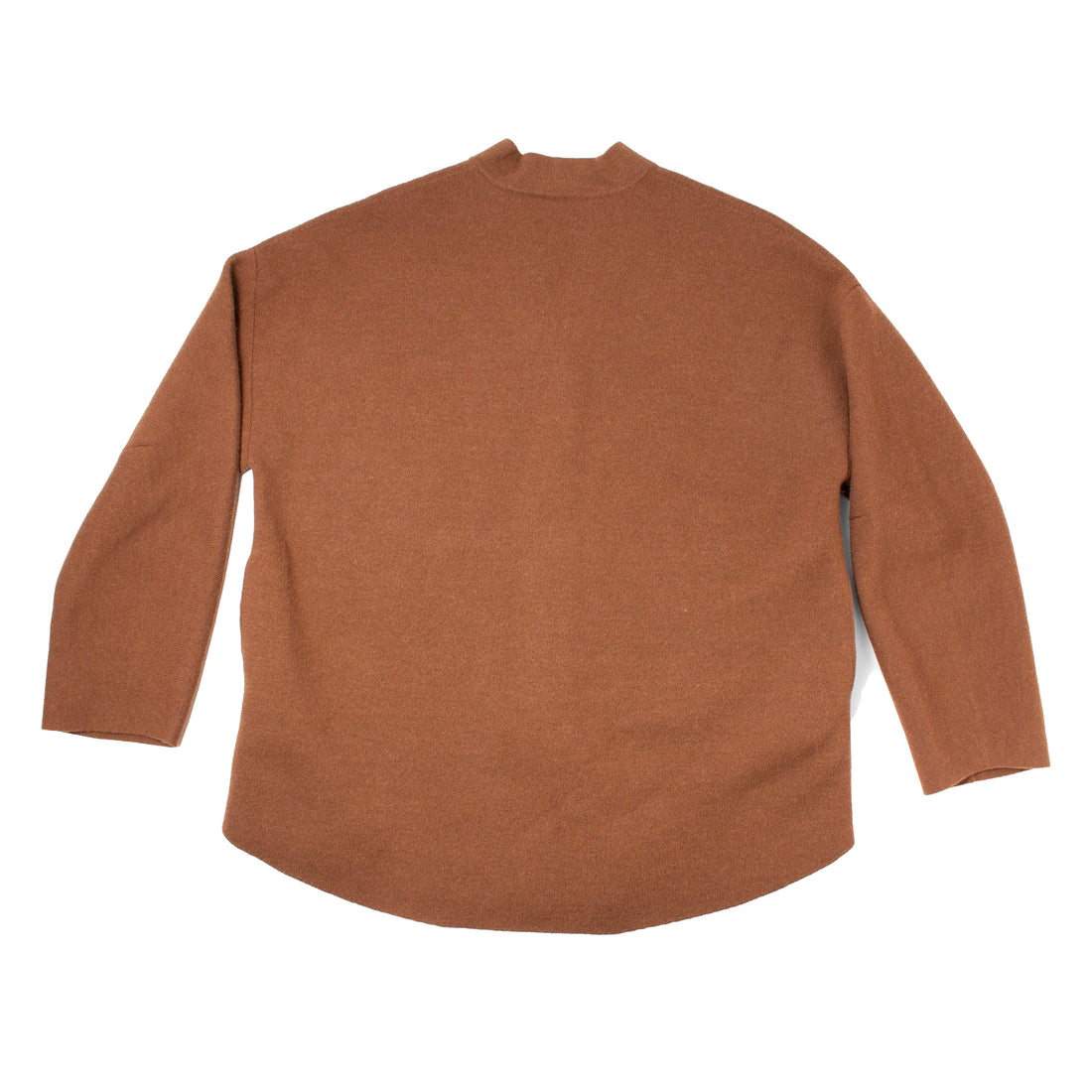 Lauren Manoogian Double Knit Lap Jacket in Rust