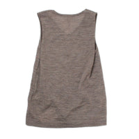 Lauren Manoogian Fine High V Shell in Grey Melange