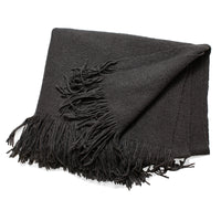 Lauren Manoogian Handwoven Brushed Blanket in Coal