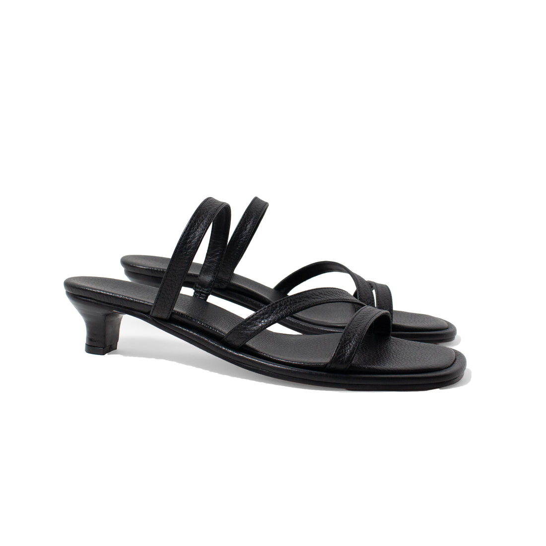 Lauren Manoogian Line Heel in Black