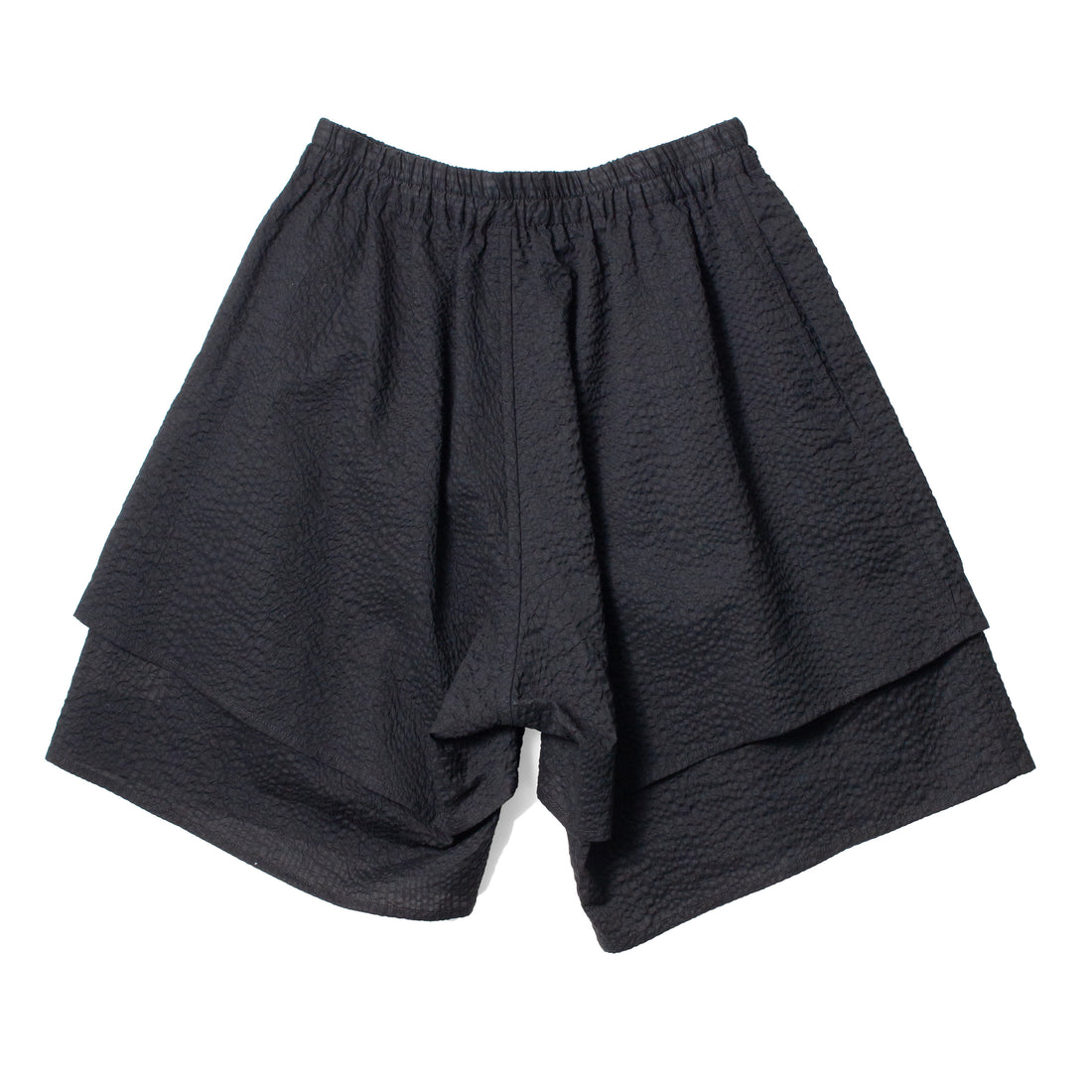 Lauren Manoogian Pebbled Shorts in Black
