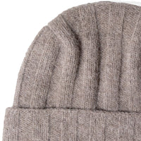 Lauren Manoogian Rib Square Hat in Grey Wool
