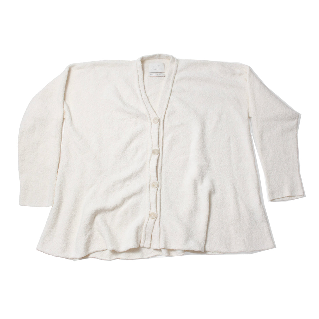 Lauren Manoogian Short Uzbek Cardigan in White