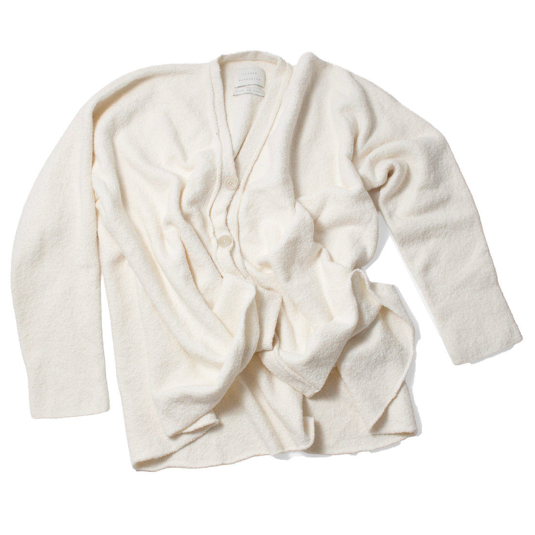 Lauren Manoogian Short Uzbek Cardigan in White