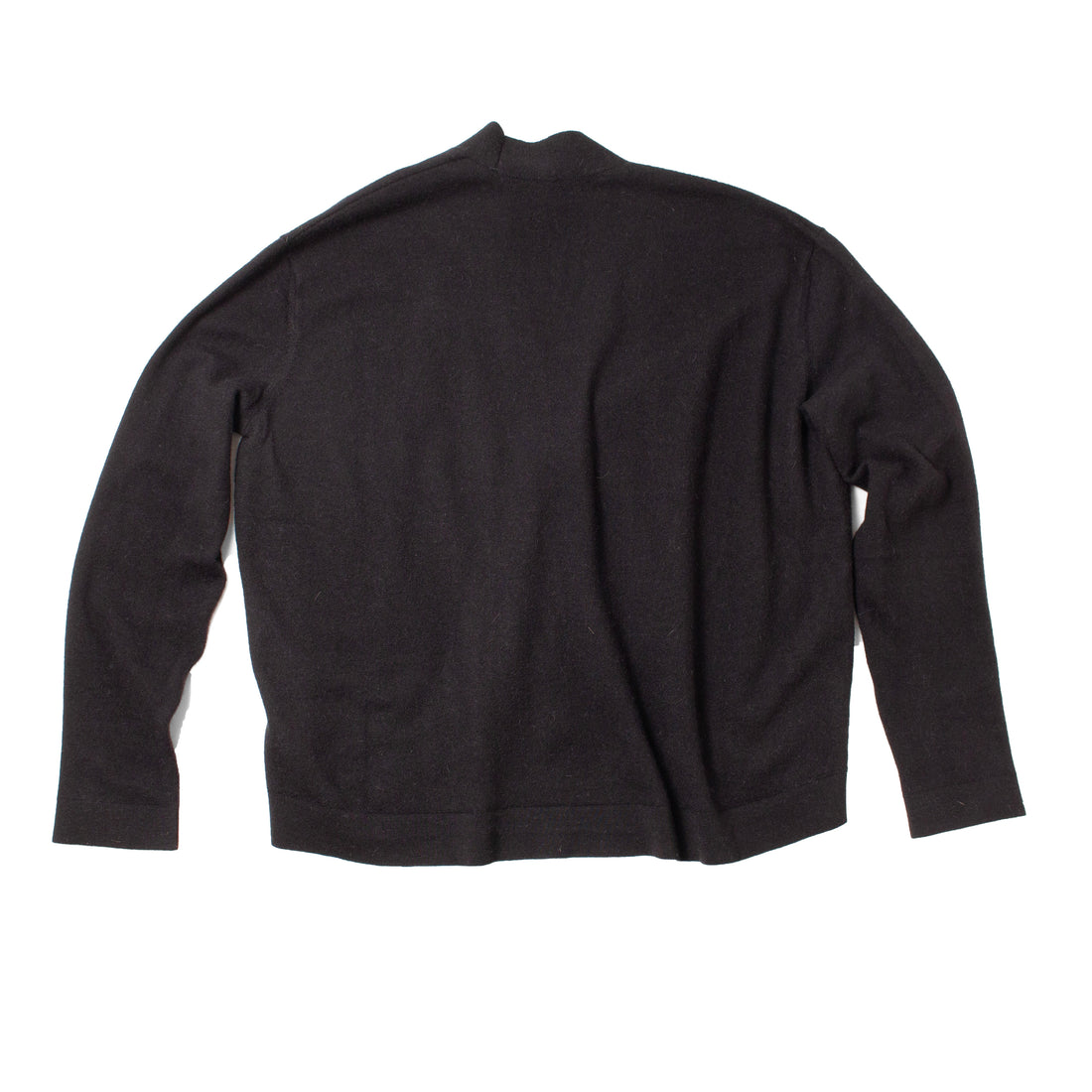 Lauren Manoogian Soft Low Button Cardigan in Black