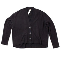 Lauren Manoogian Soft Low Button Cardigan in Black