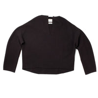 Lauren Manoogian Double Knit Split Neck in Black