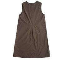 MHL. Uniform Dress in Umber Sanded Cotton Poplin