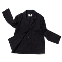 MHL Big Pocket Blazer in Black Cotton Drill