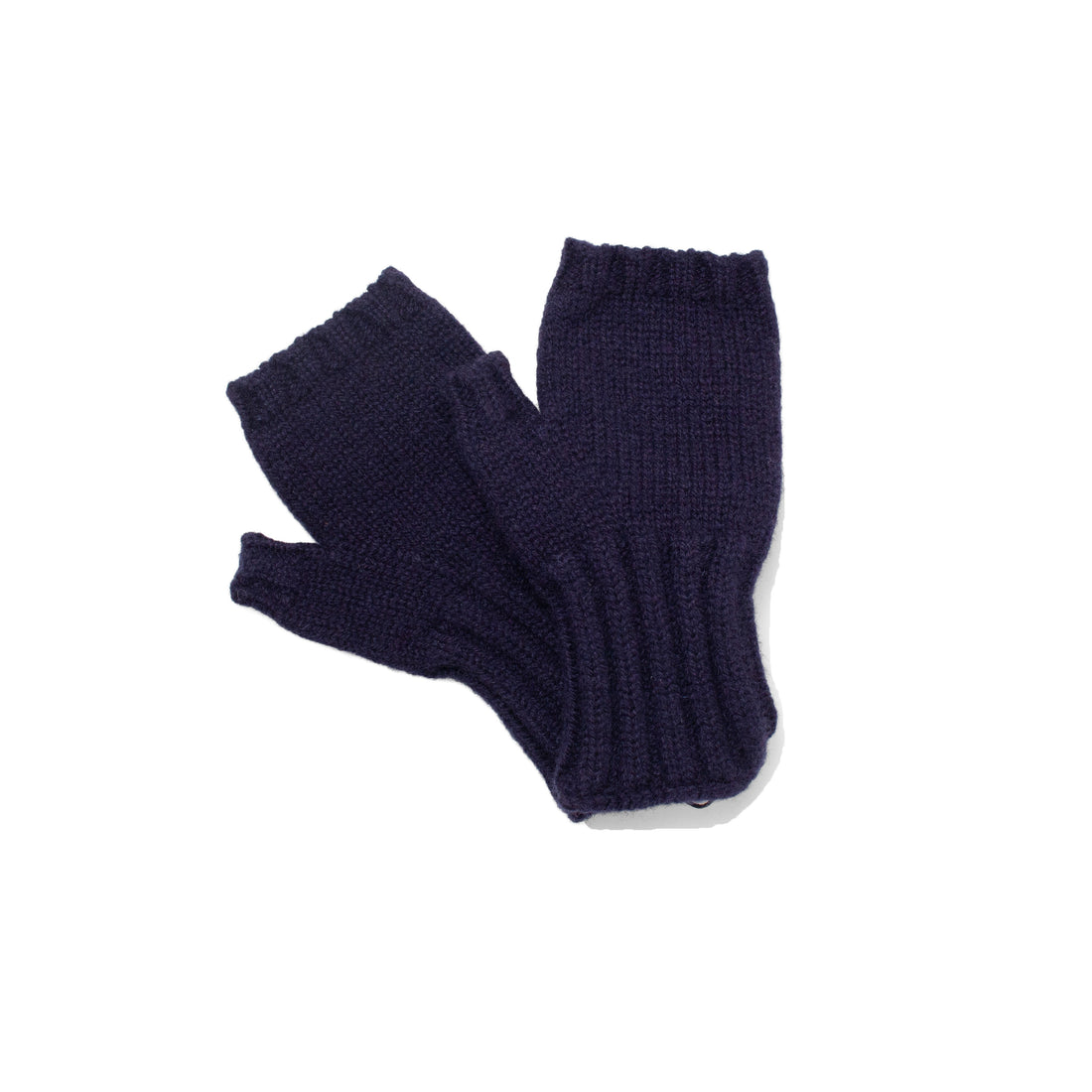 MHL Chunky Fingerless Glove in Navy