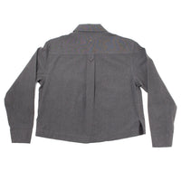 MHL Double Pocket Shirt in Charcoal Chambray