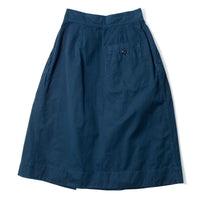 MHL. Cinch Waist Skirt in Algae Matte Cotton Twill