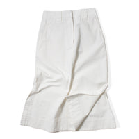 MHL. Side Vent Skirt in Off White