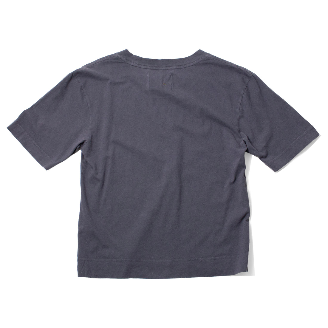 MHL. Simple T-Shirt in Slate Blue Organic Cotton Linen Jersey