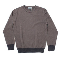 Margaret Howell Feeder Stripe Crew Neck in Charcoal