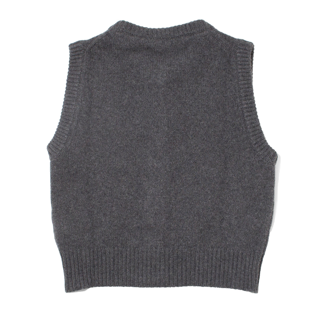 Margaret Howell Knitted Gilet in Charcoal