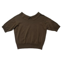 Margaret Howell Collared T-Shirt in Olive